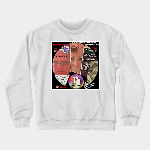 Los Angeles Flipside Fanzine the Narrative Documentary / Film. 1-3 Crewneck Sweatshirt by Hudley Flipside